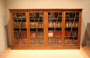 Substantial Edwardian Walnut Library Bookcase