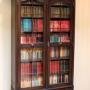 Tall Oak Glazed Bookcase