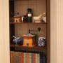 Tall Oak Wall Shelves