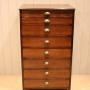 Tall Solid Oak Chest Of Drawers