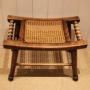 Turned Beech Cane Seat Stool