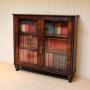 Victorian Rosewood Glazed Bookcase