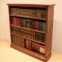 Walnut Open Bookcase 