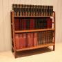 Walnut Three Tier Graduated Open Bookcase