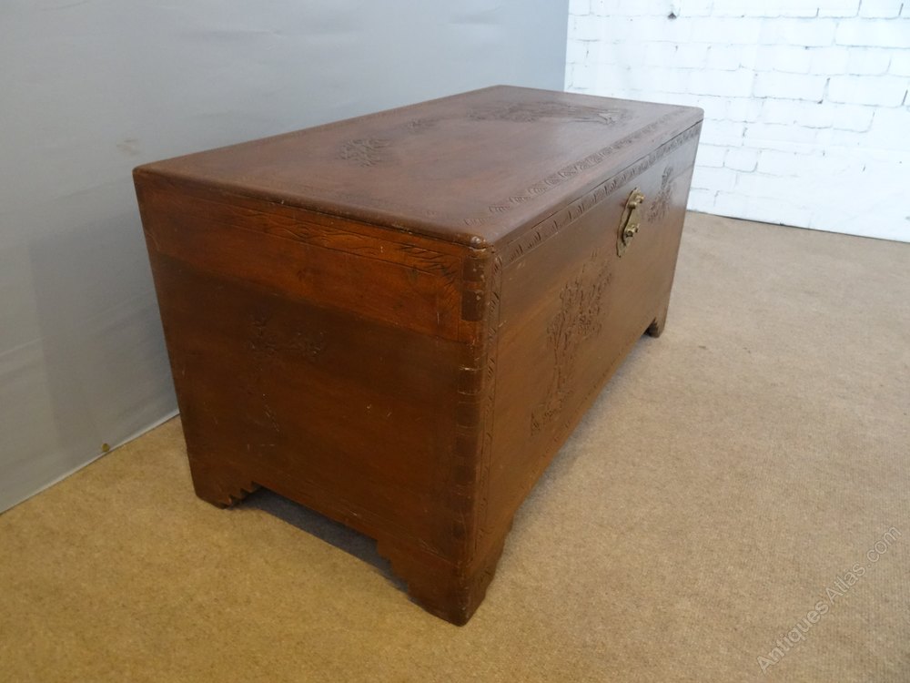 Camphor Wood Blanket Box Antiques Atlas
