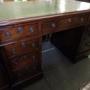 Victorian Mahogany Pedestal Desk 