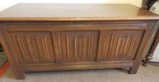 1980s Oak Blanket Box 