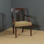 Antique English Georgian Mahogany Armchair c1780