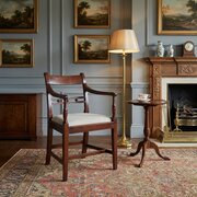Antique English Georgian Mahogany Office Chair