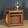 Art Deco Figured Walnut Drinks Cabinet Trolley