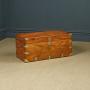 Chinese Victorian Camphor Wood Campaign Chest