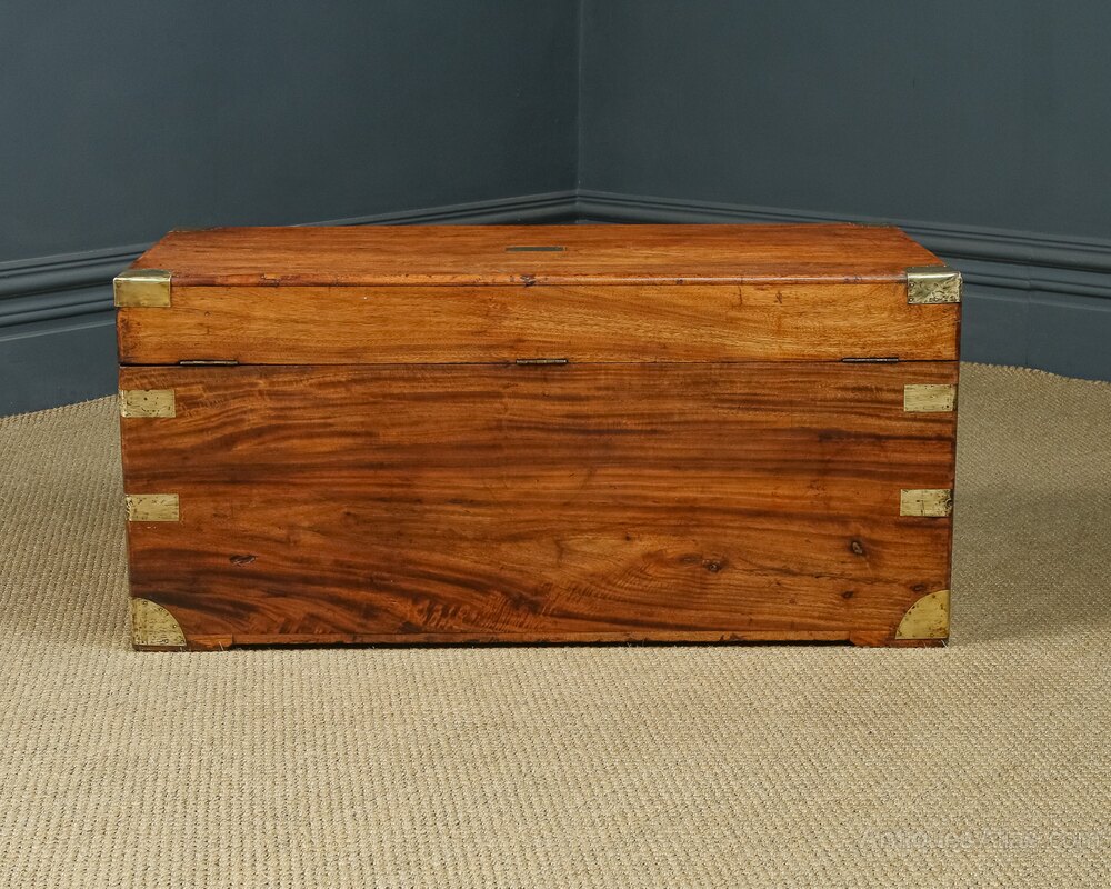 Chinese Victorian Camphor Wood Campaign Chest as236a3061 / 85144