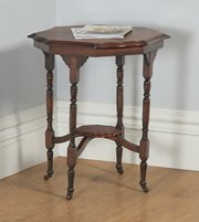 Edwardian Mahogany Octagonal Occasional Side Table