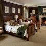 English 17th Century Style Pair of Oak Beds