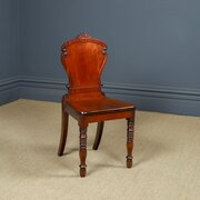 English Regency Mahogany Hall / Occasional Chair