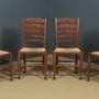 Four Victorian Style Ash, Elm & Beech Ladder Backs