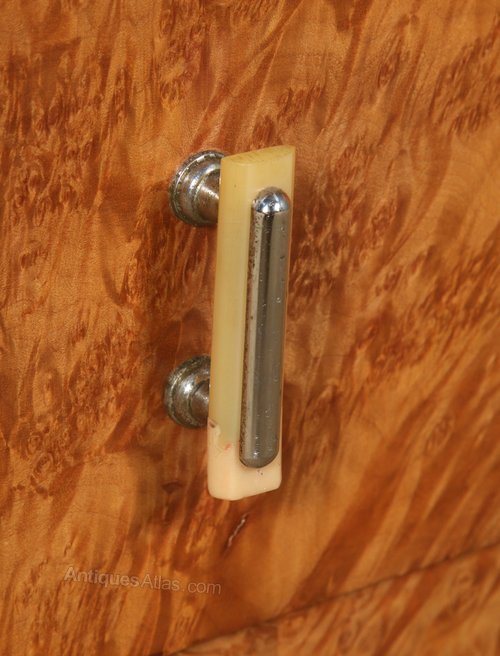 Pair Of Art Deco Birds Eye Skyscraper Bedsides Antiques Atlas