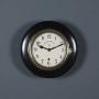 Small Ansonia Mahogany Station Wall Clock 