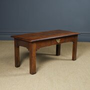 Table Coffee English George III Oak Rustic 