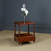 Victorian Mahogany Whatnot Table Stand Bedside