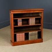 Victorian Oak 3½ft Golden Oak Bookcase (c.1860)