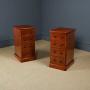 Victorian Pair of Mahogany Bedside Chests Tables