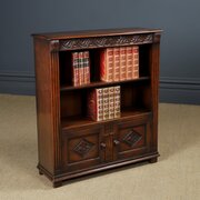 Vintage English 16th Century Style Tudor Bookcase