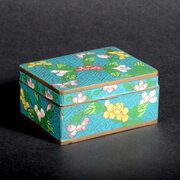 Antique Cloisonné Hinged Box