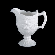 Antique Davidson Milk Glass Jug