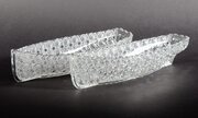 Antique Pair Of Grace Darling Glass Boats