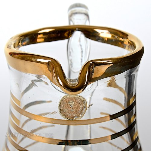 Antiques Atlas - Borske Sklo Czech Glass Jug as645a384 / YAG0350/3858