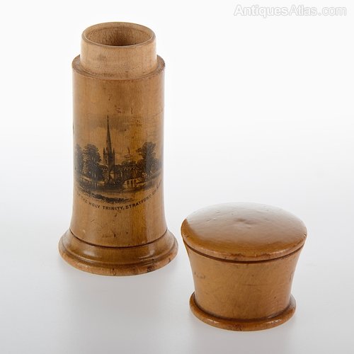 Antiques Atlas Mauchline Ware Needle Holder Antiques Atlas Mauchline Ware Needle