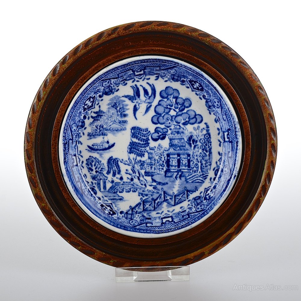 Antiques Atlas Vintage Ceramic Butter Dish And Wooden Bowl