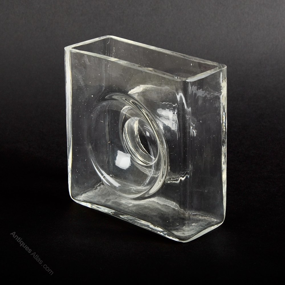 Antiques Atlas - Vintage Christian Tortu Diabolo Glass Vase