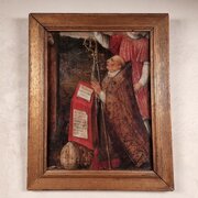 A 16th Century Oil On Panel. 