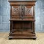 A 17th Century Oak Cupboard.