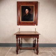 A 19th Century Walnut Side Table.