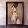 A 20th Century Nude Oil Painting.
