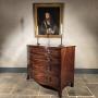 bow front  chest of drawers