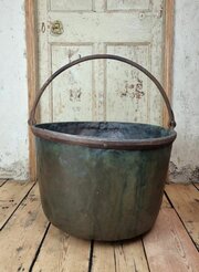 A Large 19th Century Copper Logbin.