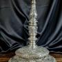 silver plate  candlestick