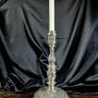 A Large 19thc Silver Plated Candlestick.
