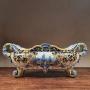 A Large Late 19thc Majolica Planter.