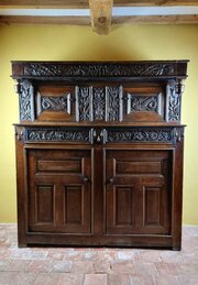 A Late 17th Century West Country Court Cupboard.
