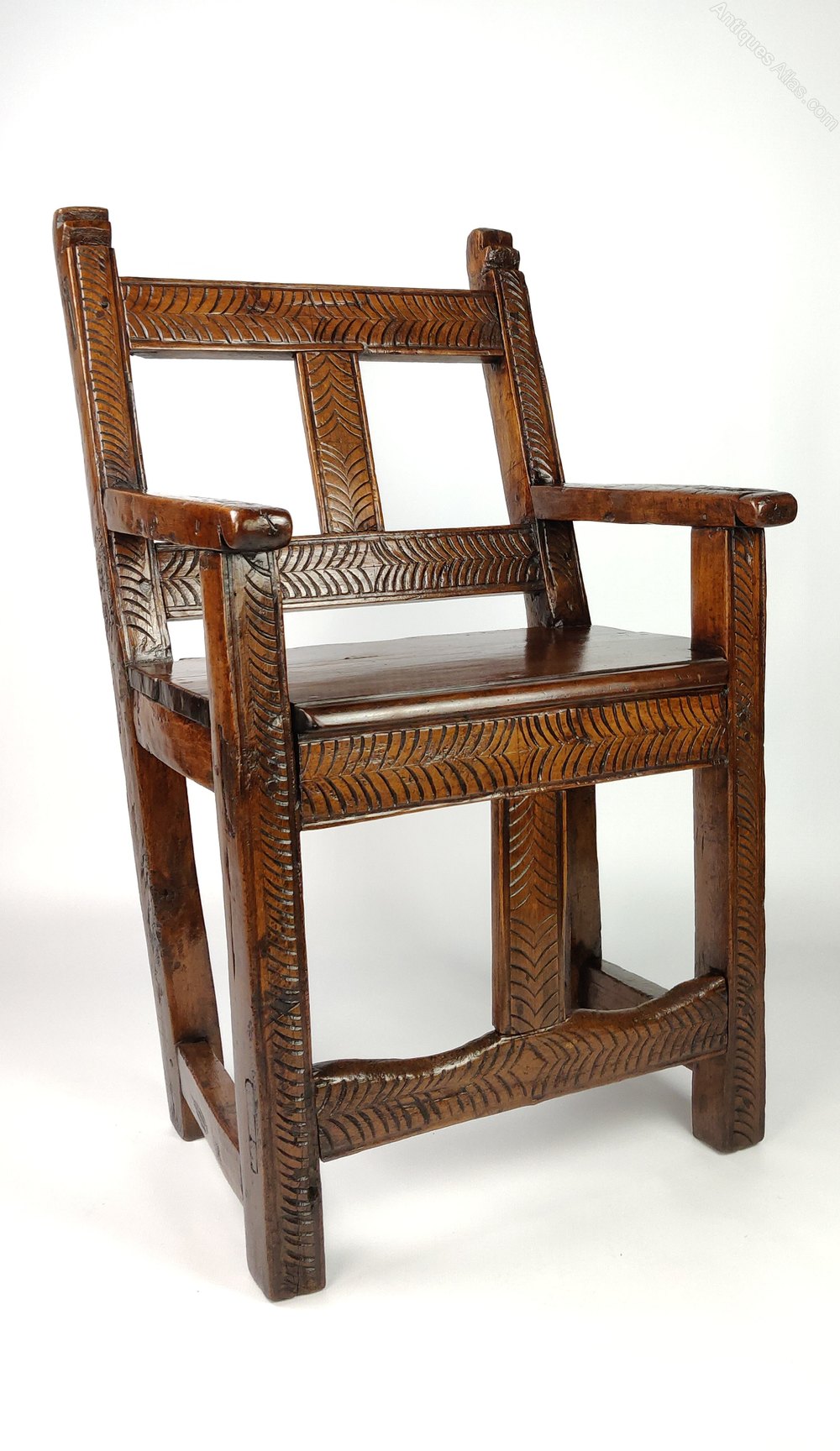 A Late 17th Early 18th Century Spanish Arm Chair Antiques Atlas