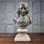 A Rare Lead Bust Of Sir John Milton.