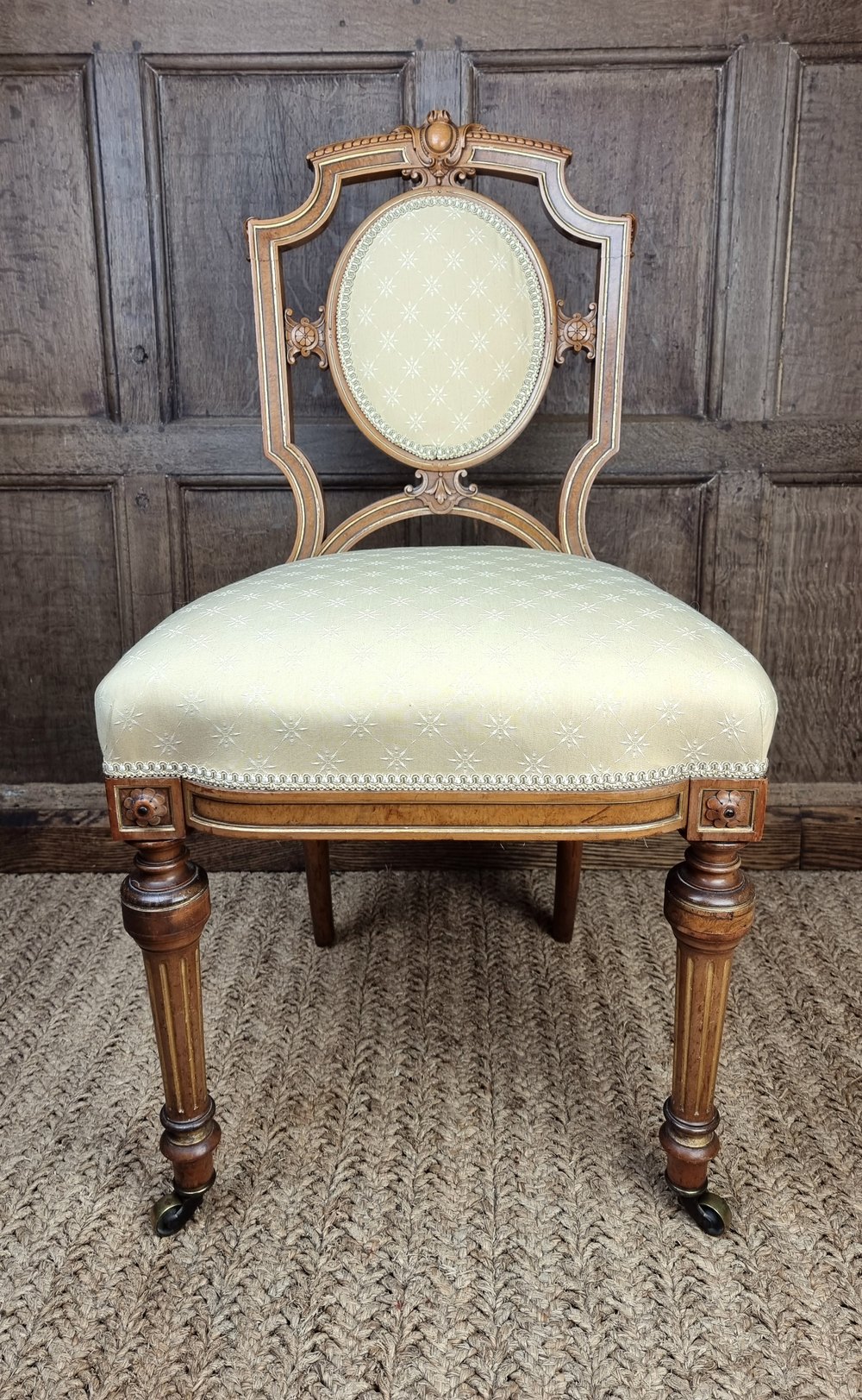 A High Quality Set Of Four Walnut Salon Chairs. as964a380 Antiques Atlas