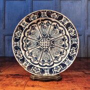A Large 18th Century Delft Plate. 