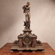 A Large 19th Century Mantle Clock. 