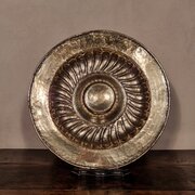 A Late 16th - Early 17th Century Alms Dish. 
